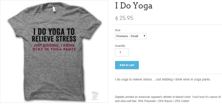 Šedé dámské tričko s vtipným popiskem o józe
