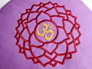 Meditační polštář fialový