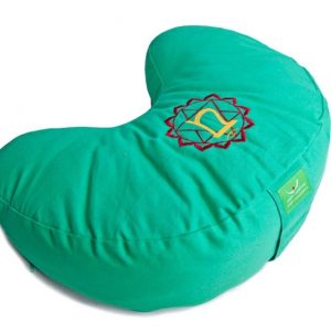Zelený meditační polštář