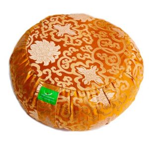 Oranžový meditační polštář