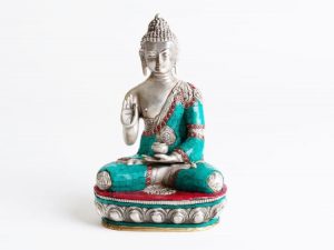 Stříbrný Buddha
