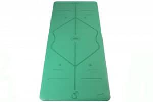 Zelená podložka na jógu