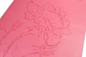 Růžová podložka na jógu