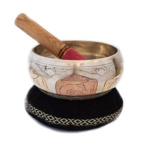 Stříbrná tibetská mísa